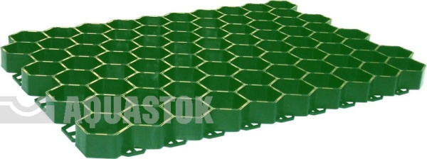 Газонная решетка зелёная 580х400х35
